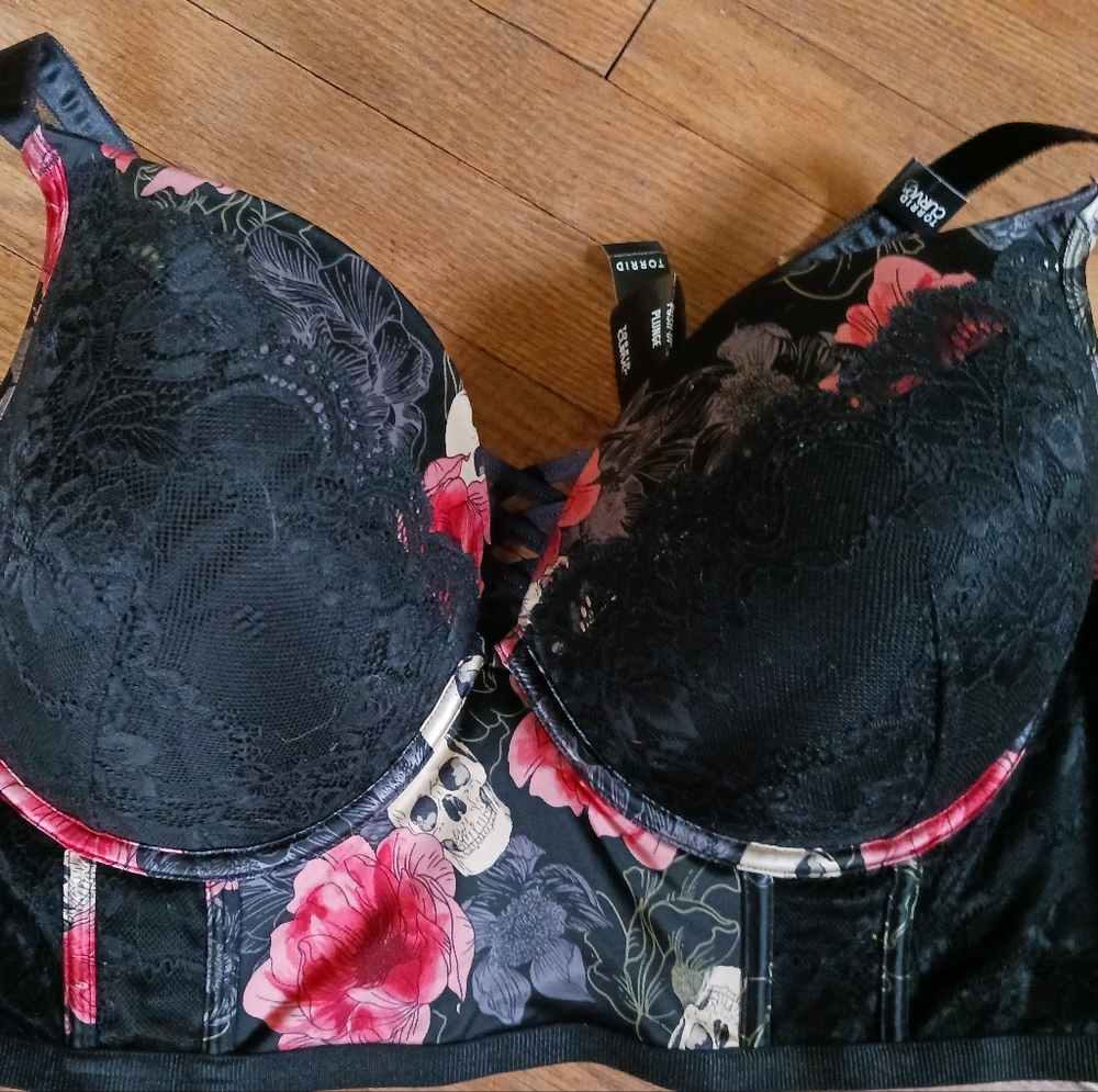 Torrid 42DDD corset bra.